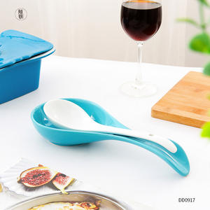 Reposacucharas de Cerámica TaoYuan, Azul Glaseado, Apto para Lavavajillas, Soporte para Utensilios de Cocina DD0917 - Product Image 4