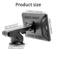 Autoradio portable sans fil CarPlay et Android Auto BQCC, écran tactile 7 pouces, radio FM, AUX, BT, garantie 1 an, autoradio Android