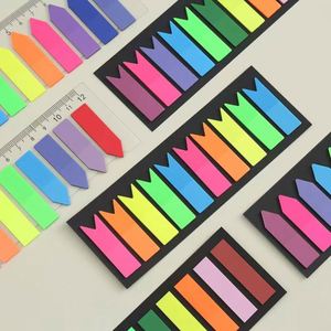 Colorful Self-Adhesive Flat Arrow Writable Sticky Notes Index Tabs for Notebook Journaling <b>Book</b> Reading Office School Stationery - Product Image 1