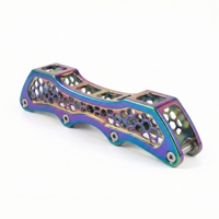 Usinage CNC 5 axes OEM, prototypes métalliques en acier inoxydable, dissipateurs thermiques, pièces en titane et aluminium anodisés, cadres de rollerblade, tolérances