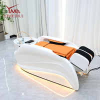Lit de massage électrique inclinable pour soins capillaires et faciaux, mobilier moderne de spa capillaire pour salon de beauté professionnel