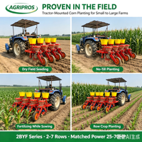 Semoir à maïs sans labour haute performance pour tracteur |   Équipement de semis agricole avec moteur et boîte de vitesses pour un semis de précision