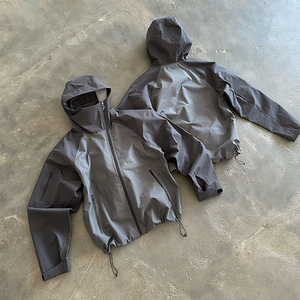 מותאם אישית zip עד עמיד למים עם מעיל ניילון מסלול ז 'קט ניילון עמיד למים' קט ניילון - Product Image 3