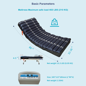 Cama de <span class=keywords><strong>hospital</strong></span> Senyang impermeable azul ondulación resistente alivio de presión con colchón de espuma viscoelástica - Product Image 5