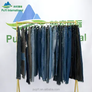 men jeans denim pants wholesale thrift bales new york asia japan india guangzhou stock used clothes bales men jeans pants