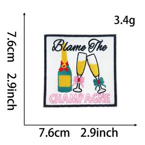 Patch brodé thermocollant/autocollant rose tendance, motif Danseuse de ballet, Team Bride Xoxo, pour la décoration de vêtements, chapeaux et sacs - Product Image 3