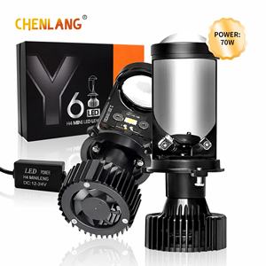 Nueva llegada <span class=keywords><strong>Mini</strong></span> Y6D lente de proyector haz Alto y Bajo H4 línea de corte perfecta Canbus IP68 para sistemas de iluminación automática faro Led - Product Image 1