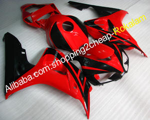 Kit de carenado negro y rojo para Honda CBR1000RR, <span class=keywords><strong>CBR</strong></span> <span class=keywords><strong>1000</strong></span>, 1000RR, CBR1000 RR, 06, <span class=keywords><strong>07</strong></span>, 2006, 2007 - Product Image 1