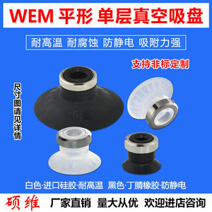 Ventouse manuelle robuste avec trous de fixation personnalisables, prend en charge toute la série WEM11/12, personnalisation non standard - Product Image 3