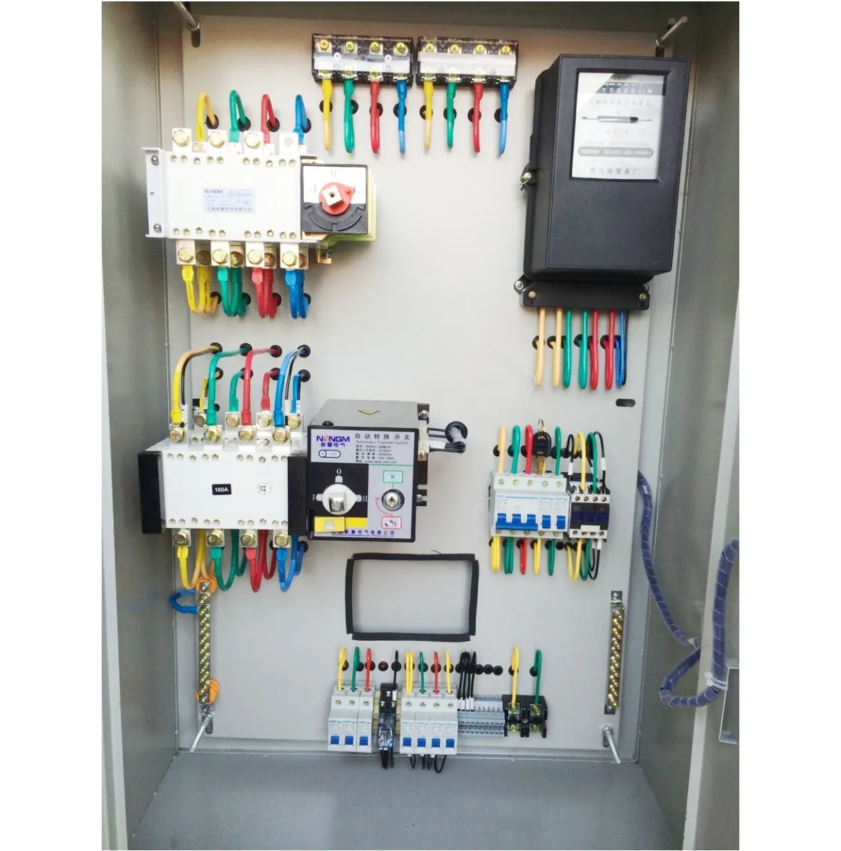 자동 전송 스위치 제조업체 일반 전기 분배 패널 3 상 분배 패널 상자