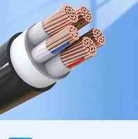 Câble électrique industriel YUWAN YJV3*240+2*120 450V basse tension, 3 conducteurs, cuivre toronné nu, gaine PVC, classe C