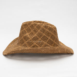 Sombrero de Paja para el Sol, Estilo Vaquero, para Hombre, de Ala Ancha, Protección Solar, para Trabajo Agrícola, Venta al Por Mayor - Product Image 4