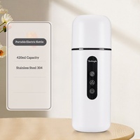 Kingze Tasse chauffante à arrêt automatique personnalisée en acier inoxydable Bouilloire électrique portable USB pour l'eau bouillante