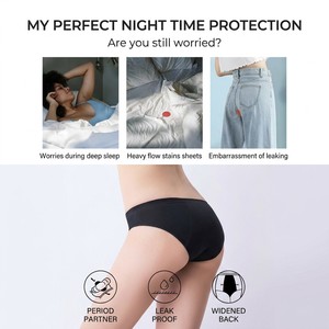 Mutandine Mestruali per Donne, Biancheria Intima Anti-Perdita, Slip Assorbenti Riutilizzabili, Mutande Fisiologiche Post-Parto - Product Image 2