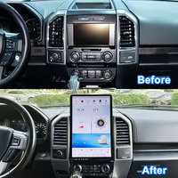 Autoradio 16,8 pouces pour Ford F150 2015-2020 avec système SYNC2/3, Android Auto, CarPlay, télécommande, lecteur DVD, garantie 1 an