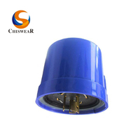 Sensor Fotoeléctrico de 5 Pines Nema con Control de Atenuación 110-277VAC y Bloqueo Giratorio, Encendido/Apagado Automático a 50 Lux para Iluminación de Calles y Jardines