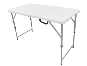 Pátio de plástico ao ar livre dobrável em meia mesa cadeiras mesa de plástico de 4 5 6 pés - Product Image 2