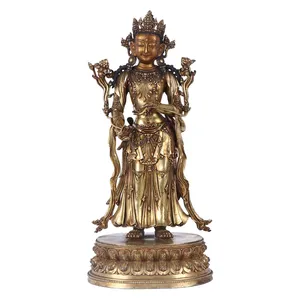 Tapınak ibadet için özel malzeme 100cm - Maitreya buda heykeli