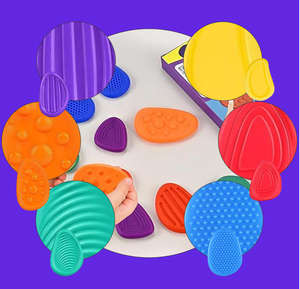 <b>Pack</b> Sensory Stone <b>Fidget</b> Toys Kids Autism Textured Soft Worry Stone Calming Anxiety Anxiety Relief Small Prizes Educational - Product Image 6