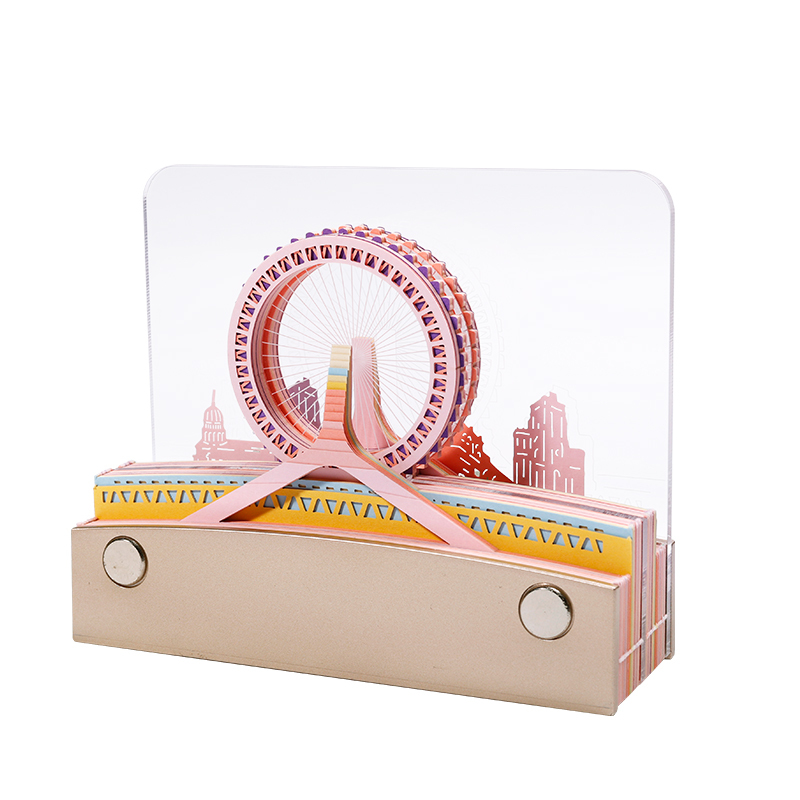 Custom Logo 3D Ferris Wheel Notepad