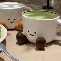 Tasses à café en céramique mignonnes style dessin animé 2025 avec logo personnalisé et cuillère – Idéales pour la rentrée scolaire – Qualité garantie à 100 % – Prix usine – Livraison rapide