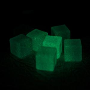 18mm Flat Surface Luminous Beads Jelly Color Square Acrylic Gems for DIY Jewelry Resin Filler Craft Accessories - Product Image 4