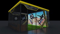 Gooest-simulador de fútbol de marca AR, juego deportivo interactivo para deportes