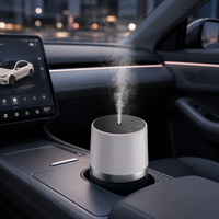 Diffuseur d'arômes compact avec protection anti-basculement, diffuseur d'arômes sans fil pour bureau et voiture