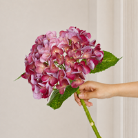 Fleur artificielle d'hortensia hawaïen réaliste en gros, tige unique, fleur naturelle pour la décoration de mariages, de maisons et d'événements
