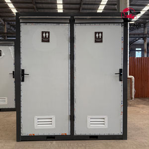 아파트 및 빌라 파크 응용 프로그램을위한 고급 모바일 화장실 컨테이너 하우스 휴대용 스틸 위생 시설 최고의 프로모션 - Product Image 2