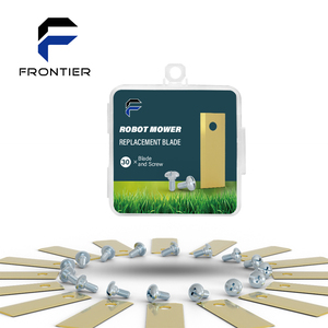 Hoja de cortacésped robótica de acero inoxidable con revestimiento de titanio, apta para <span class=keywords><strong>Stiga</strong></span>, 30 Uds. - Product Image 2