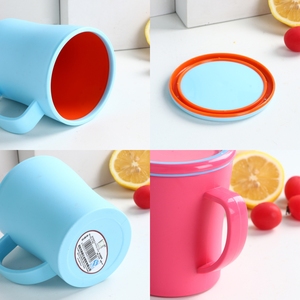 BPA-Free vetro di plastica carine tazze per bambini bicchiere bicchieri tazza di tè tazza di plastica tazza di plastica tazza di tè con coperchio - Product Image 5