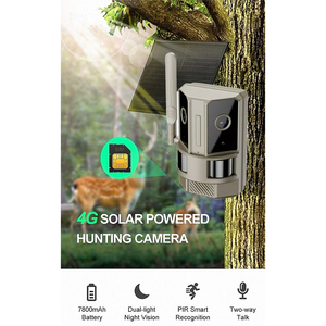 Cámara de Caza Celular 4G con Doble Lente, GPS, Transmisión de Video en Vivo, para Monitoreo de Vida Silvestre y Seguridad en Exteriores - Product Image 3
