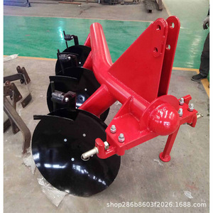 Disc Plough 4 Row Red Farm <b>Cultivator</b> High Productivity Agricultural Machinery - Product Image 5