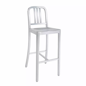 Chaise de salle à manger en métal de haute qualité, Restaurant en aluminium, tabourets de <span class=keywords><strong>Bar</strong></span> modernes pour la cuisine - Product Image 3