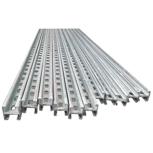 Rail de montage solaire en acier pré-galvanisé en promotion – Support de système de montage solaire en profilé en C - Product Image 5