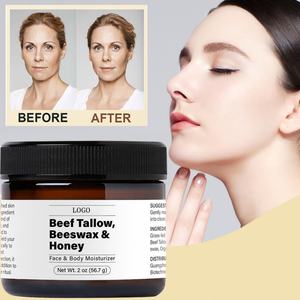 Baume Hydratant en Gros au Suif de Bœuf, Cire d'Abeille et Miel pour le Soin du Visage et du Corps, Adapté à Tous les Types de Peau - Product Image 6