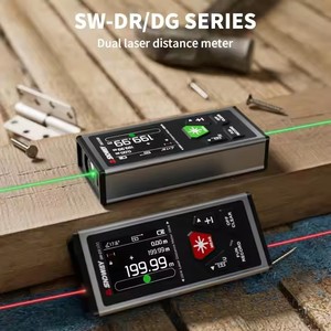 Sndway màu xanh lá cây dòng kép Laser khoảng cách Meter laser công cụ đo lường 393ft/120m laser có thể sạc lại biện pháp SW-DG60 - Product Image 2