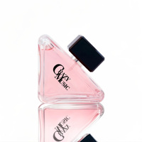 Parfum Gourmand Décadent et Séduisant 100ml, Vaporisateur Personnalisable, Flacons Triangulaires, Emballage Élégant, Parfum Longue Durée