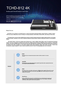 Mezclador de Video para Transmisión en Vivo 4K 12G SDI, Mezclador de Video para Producción, Grabación y Transmisión HD, Consola de Estudio Todo en Uno - Product Image 5