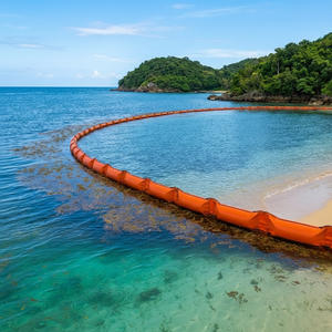 Barriera di alghe con design a tenda galleggiante per la pulizia delle spiagge dei Caraibi - Product Image 4