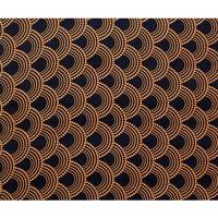 Kain Tenun Batik Etnis Kualitas Tinggi Cetak Lilin Afrika Coklat 100% Poliester Hollandis Ankara Kain Lilin Afrika