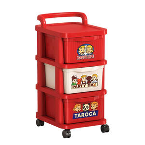 Étagère et chariot de rangement mobile multi-niveaux en polyuréthane style Dopamine pour le salon et la <span class=keywords><strong>chambre</strong></span> à coucher - Product Image 1