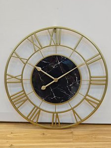 <span class=keywords><strong>Orologio</strong></span> da 60cm a parete alta in metallo dorato con <span class=keywords><strong>Design</strong></span> Art Deco francese per la decorazione di Home Office <span class=keywords><strong>orologio</strong></span> di ferro a faccia singola per <span class=keywords><strong>soggiorno</strong></span> - Product Image 2