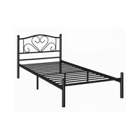 Lit double en métal moderne de qualité, lit plateforme en métal robuste pour chambre à coucher, maison, hôtel, montage facile, mobilier moderne pour la maison