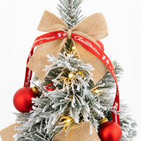 Arbre de Noël floqué pré-éclairé de 1,80 m, pliable et facile à assembler, idéal pour la décoration de fêtes de fin d'année - Vente en gros usine