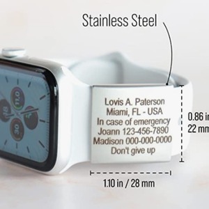 Correa para Reloj con Hebilla Curva <span class=keywords><strong>de</strong></span> Acero Inoxidable 304, Accesorios para Relojes - Product Image 1