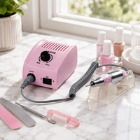 Machine à ongles électrique professionnelle JD200 en plastique, 30000 tr/min, moteur à balais, prise US/EU, populaire