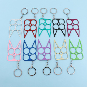 Cá Nhân Nhà Máy Làm Mặt Dây Chuyền Dễ Thương Mèo Tai Keychain Với Tôm Hùm Clasp Đa-Chức Năng An Toàn Bảo Vệ Keychain - Product Image 6