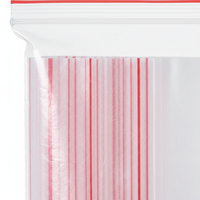 Sacs refermables en plastique transparents personnalisés avec fermeture éclair, pour emballages alimentaires et vêtements, Runuos